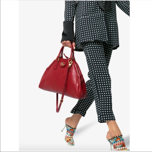 Gucci Re Belle Logo Medium Top Handle Crossbody - Picture 5 of 15